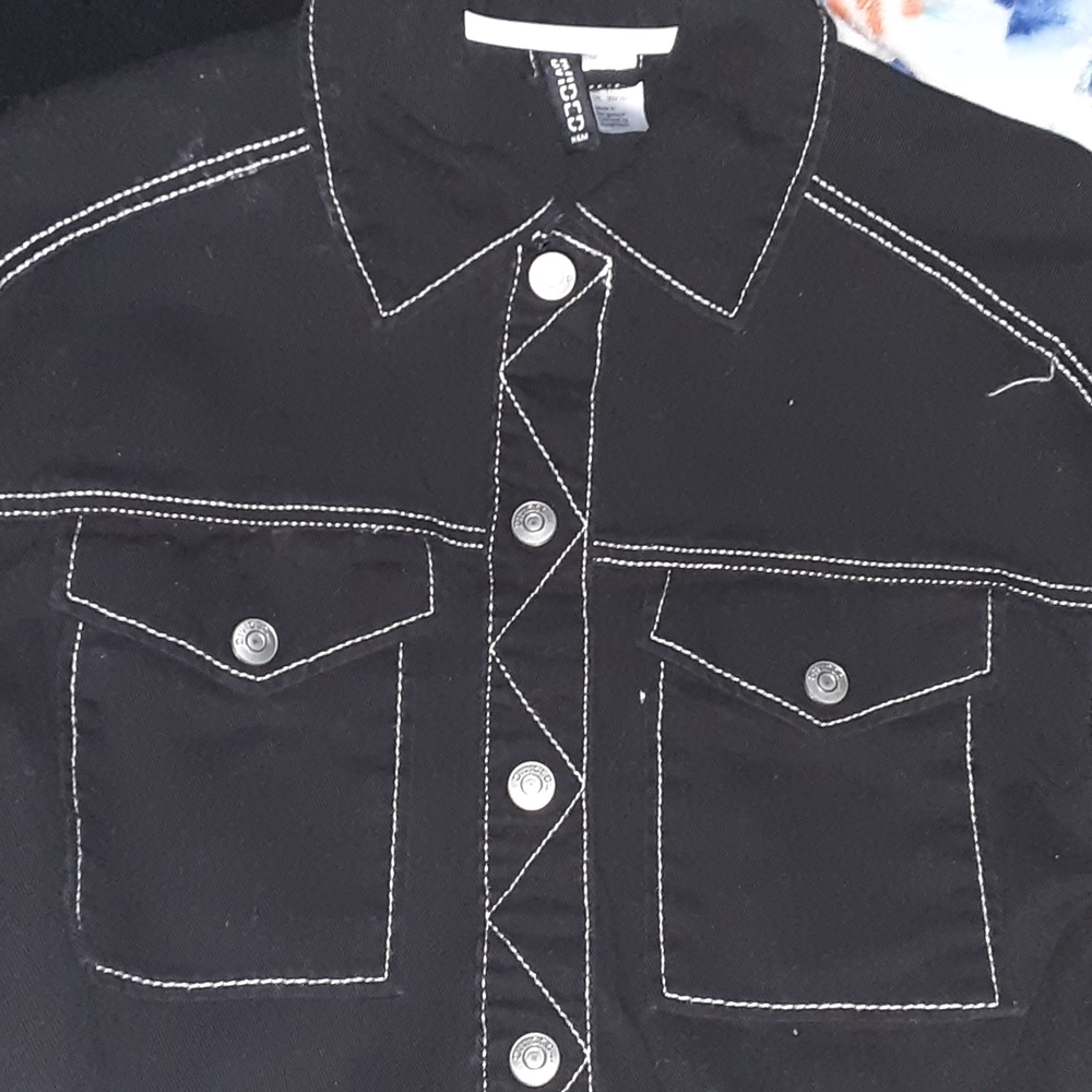 XS BLACK Jean Jacket